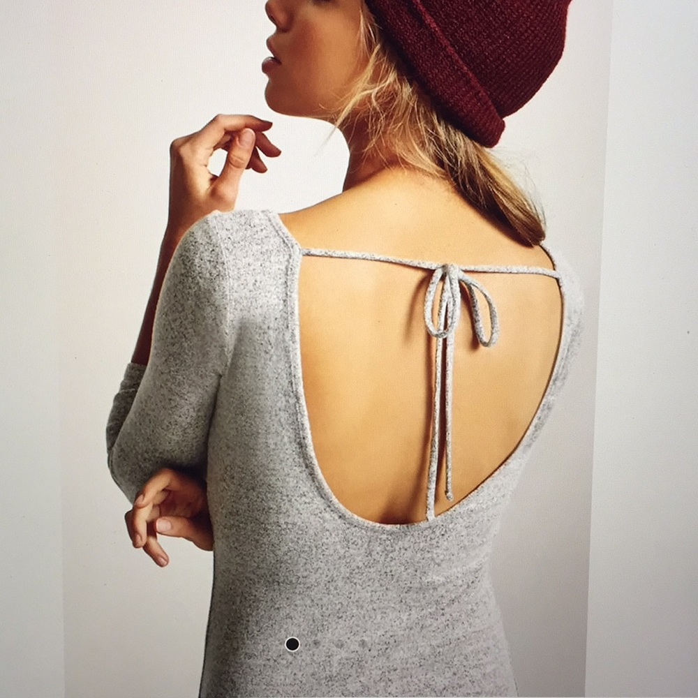 🌺NWT!! MARLED SCOOP BACK DRESS